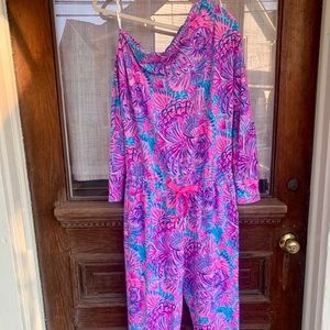 Lily Pulitzer One Shoulder Jumpsuit